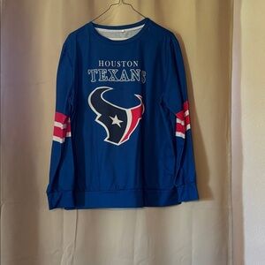 Houston Texans Blue Long Sleeve Shirt